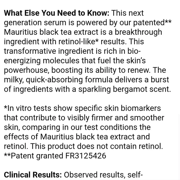 NIB FRESH BLACK TEA RENEWAL SERUM - Picture 9 of 14